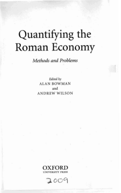 How Prosperous were the Romans?