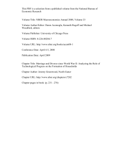 Marriage and Divorce since World War II: Analyzing the