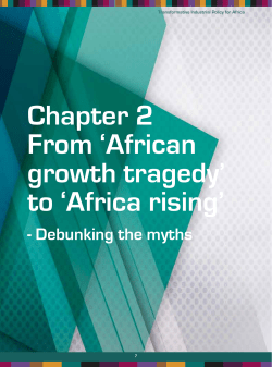 Chapter 2 From `African growth tragedy` to `Africa rising`