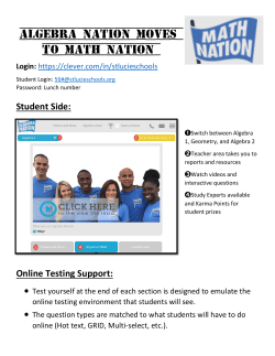 Algebra Nation moves to Math Nation