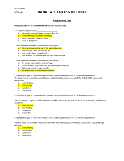 DO NOT WRITE ON THIS TEST SHEET