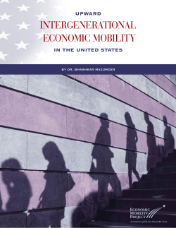 Upward Intergenerational Mobility in the United States