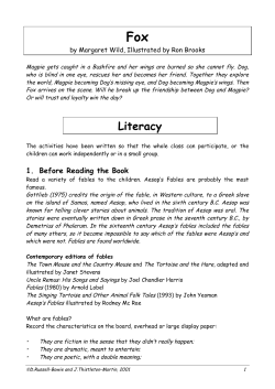 by Margaret Wild, Illustrated by Ron Brooks