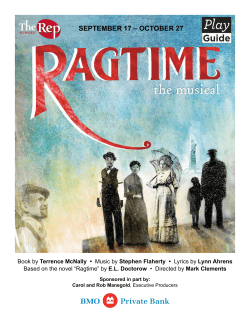 Ragtime - Milwaukee Repertory Theater
