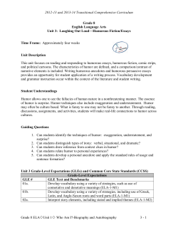 Grade 8 - Richland Parish School Board