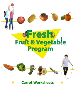 Carrot Worksheets - Carrots