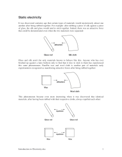 Static electricity - School of Electronic and Communications