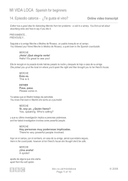 MI VIDA LOCA Spanish for beginners 14. Episodio catorce