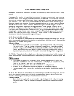 States of Matter Collage