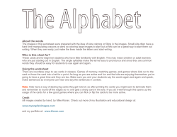 Alphabet Capitals - My English Images