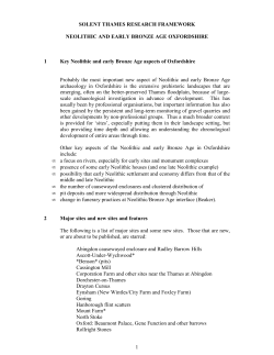 Oxfordshire Neolithic and EBA draft1