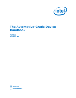 The Automotive-Grade Device Handbook