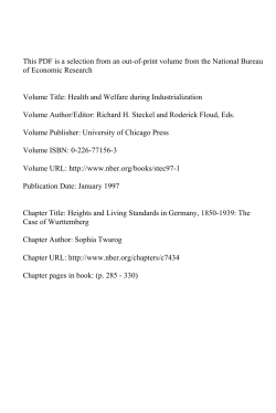 Heights and Living Standards in Germany, 1850-1939