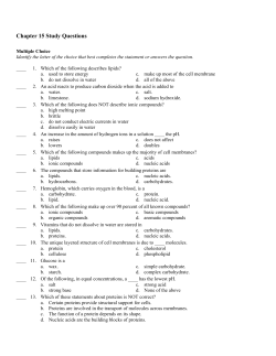 Chapter 15 Study Questions