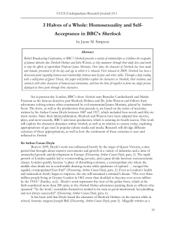 Homosexuality and Self- Acceptance in BBC`s Sherlock