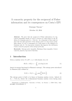 A concavity property for the reciprocal of Fisher information and its