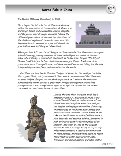 Marco Polo in China