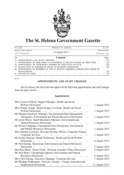 Aug GAZ 40 2013.pmd - St Helena &laquo; Government
