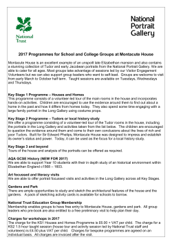 2017 Programmes for School and College Groups at