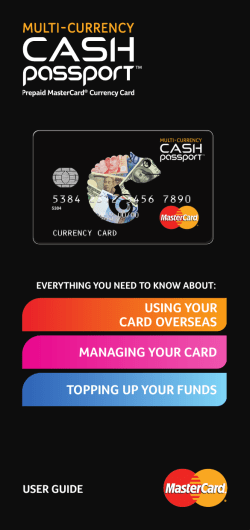 using your card overseas managing your card