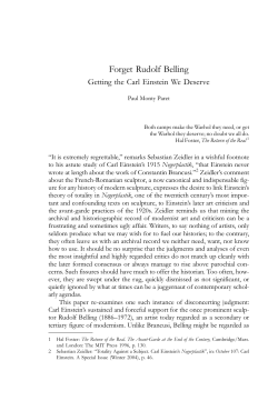 Forget Rudolf Belling