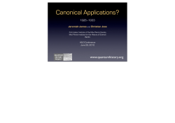 Presentation - History of Quantum Physics