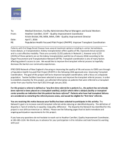 Network 1 - IPRO ESRD Network