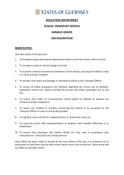 education department school transport service minibus driver job