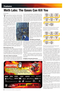 Features Meth Labs: The Gases Can Kill You