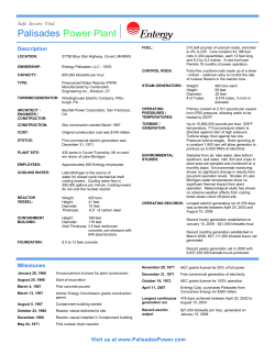 Palisades Technical Factsheet