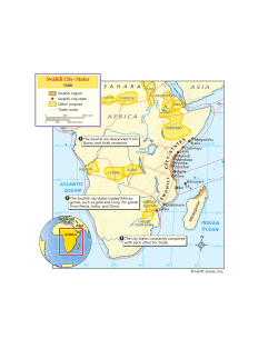 Swahili City&ndash;States - Nystrom World Atlas