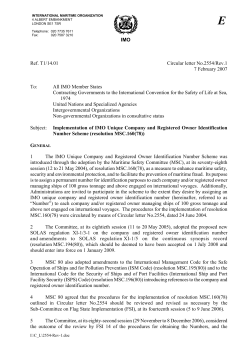 (resolution MSC.160(78))