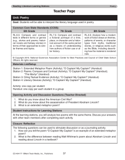 Teacher Page - Instructure
