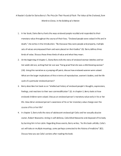 A Reader`s Guide for Daina Berry`s The Price for Their Pound of