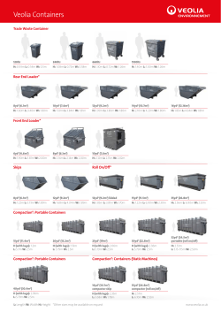 Commercial waste containers