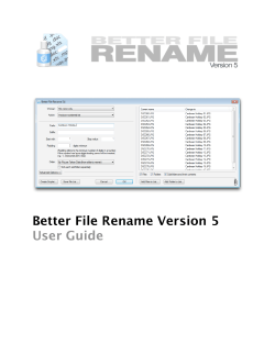 BFR 5 User Guide - publicspace.net