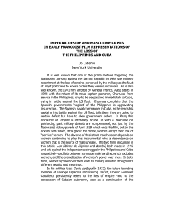 IMPERIAL DESIRE AND MASCULINE CRISIS IN EARLY
