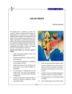 i am an indian