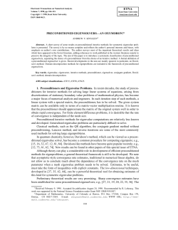 PRECONDITIONED EIGENSOLVERS&mdash;AN OXYMORON?* 1