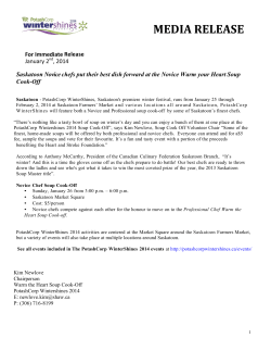 media release - WinterShines