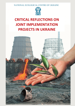 critical reflections on joint implementation projects in ukraine