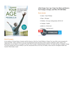 ePub Change Your Age: Using Your Body and Brain