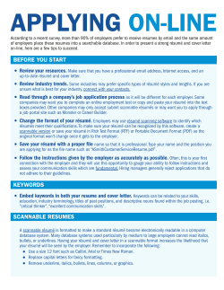 Applying On-Line - UOIT Student Experience Centre