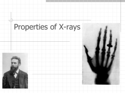 Properties of X-rays