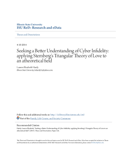 Seeking a Better Understanding of Cyber Infidelity