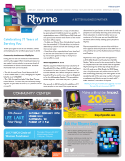 February 2017 - Rhyme Business Products