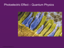 Photoelectric Effect