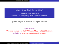 Manual for SOA Exam MLC.