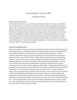 Second Inaugural Address (1865)