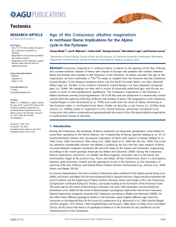 Age of the Cretaceous alkaline magmatism in northeast Iberia